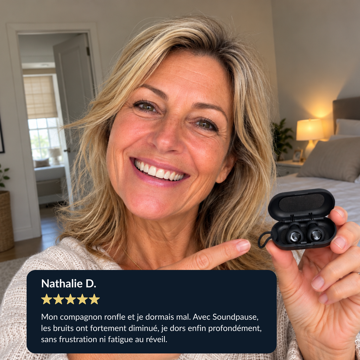 Bouchons d'Oreilles Soundpause™ – Sommeil Profond