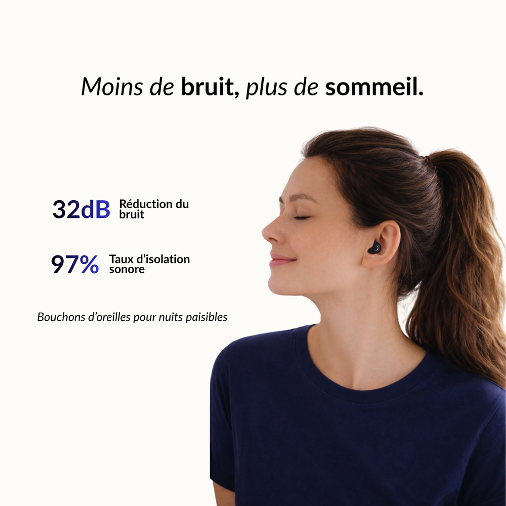 Bouchons d'Oreilles Soundpause™ – Sommeil Profond