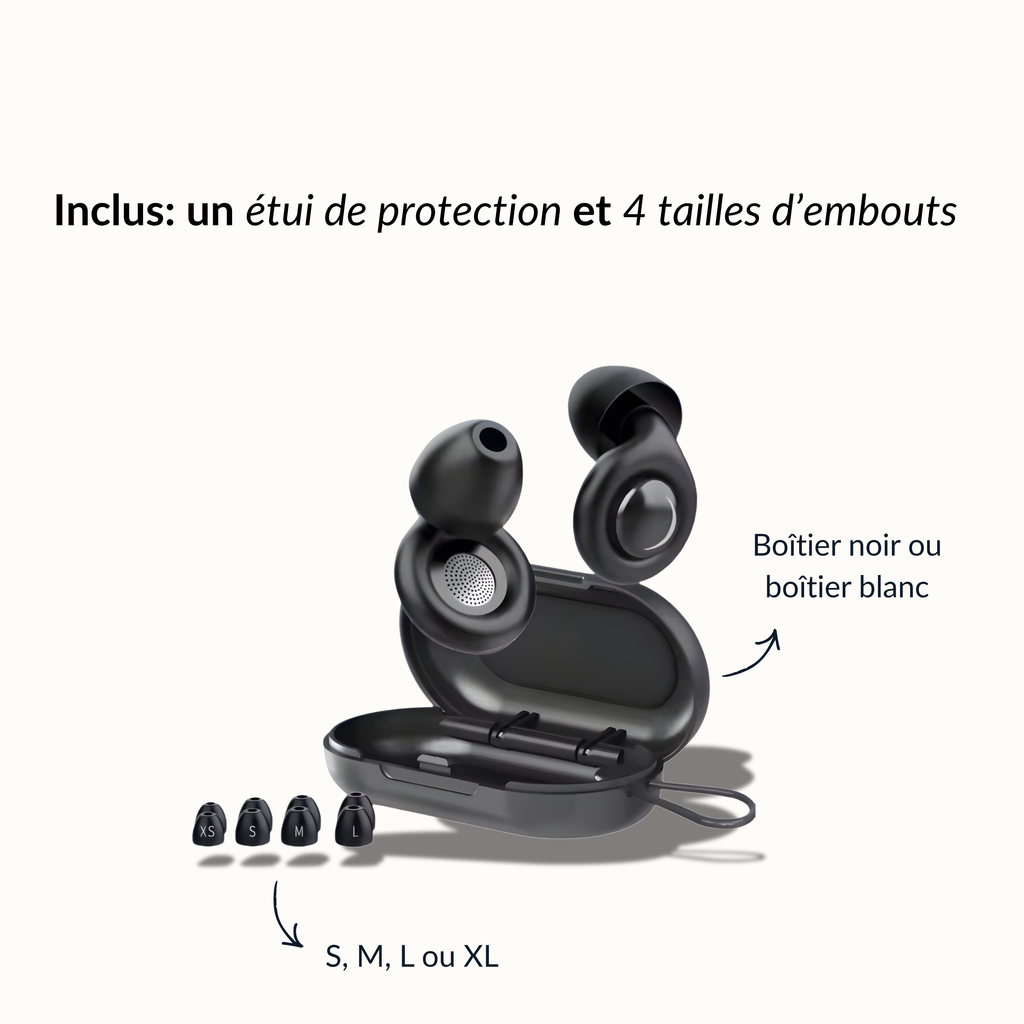Bouchons d'Oreilles Soundpause™ – Sommeil Profond
